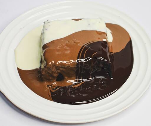Eggless Triple Chocolate cake